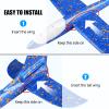 2 Pack LED Light Airplane,17.5" Large Throwing Foam Plane,2 Flight Mode Glider Plane,Flying Toy for Kids,Gifts for 3 4 5 6 7 8 9 Years Old Boy,Outdoor Sport Toys Birthday Party Favors Foam Airplane view 2
