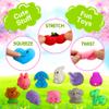 100 Pack Squishies Toys, Tiny Mochi Squishy Fidget Toys Random Bulk Party Favors for Kids 4- 8 8-12 Goodie Bag Pinata Stocking Stuffers Classroom Prizes Treasure Box Egg Fillers Girls view 3