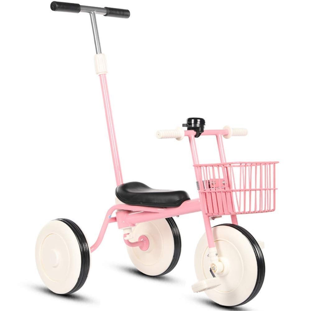 Trike Kids Bicycle Children's Car, 1-5 Year Old Boy/Girl Trolley Safety Portable Bikes Cycling Ride 3 Wheel Stroller (Color : D)