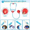 Liberry Doctor Kit for Toddlers 3 4 5 6 Years Old, 28 Pcs Kids Doctor Playset with Dog Toy, Stethoscope and Dress Up Costume, Pretend Play Medical Christmas Gift for Boys Girls (Blue) view 2