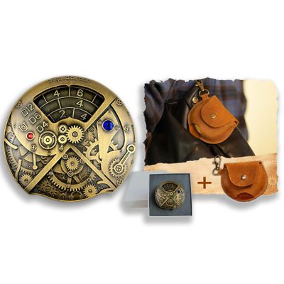 UD UNIQUE DICE Roulette Dice DND Metal Spinner Dice Set D&D Dice Role Playing Dice DND Dice Sets for Role Playing Steampunk Theme Games