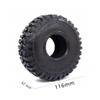 Chanmoo 1.9 Metal Beadlock Wheel Rims & Crawler Tires 120MM Hex with Foam Inserts for 1:10 RC Crawler Axial SCX10 III TRX4 Redcat Gen8 SCX10 90047 cc01 4PCS view 2