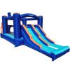 Hapcap Inflatable Obstacle Course Bounce House for Kids - 2 Racing Slides, Jumping Area, Tunnel & Climbing Walls with Blower for Indoor or Outdoor view 1