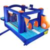 Hapcap Inflatable Obstacle Course Bounce House for Kids - 2 Racing Slides, Jumping Area, Tunnel & Climbing Walls with Blower for Indoor or Outdoor view 4
