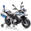 Ride On Police Motorcycle, 12V 7Ah Licensed BMW Electric Motorcycles with 2 Speeds, LED Headlights, Spring Suspension, MP3, Music, and 2 Training Wheels, Ride On Motorbike for Boys and Girls view 1