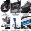 Ride On Police Motorcycle, 12V 7Ah Licensed BMW Electric Motorcycles with 2 Speeds, LED Headlights, Spring Suspension, MP3, Music, and 2 Training Wheels, Ride On Motorbike for Boys and Girls view 2