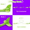CUKU 6 Pack LED Light Airplane Toys-17.5" Large Throwing Foam Plane-2 Flight Modes Glider Plane-Outdoor Flying Toys for Kids-Flying Toys Gift for Boys Girls 3 4 5 6 7 8 9 Years Old view 3