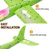 CUKU 6 Pack LED Light Airplane Toys-17.5" Large Throwing Foam Plane-2 Flight Modes Glider Plane-Outdoor Flying Toys for Kids-Flying Toys Gift for Boys Girls 3 4 5 6 7 8 9 Years Old view 4