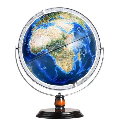 Beautiful Globe Illuminated Globe With Bracket World Globe Hd Easy-to-read Globes Population Distribution Map At Night 30cm Geographic Globes Fine and clear
