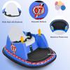 Costzon Bumper Car for Kids, 12V Battery Powered Bumping Car w/Remote Control, Dual Joysticks, 360 Degree Spin, Slow Star, Flashing Lights, Music, Electric Ride on Toy Vehicle for Toddlers (Blue) view 4