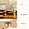 LIOONS Beautiful Globe Globe Hd Easy-to-Read World Globe with 4-Leg Gold Stand and Compass Globes Desktop Geographic Globes Chinese and English Fine and Clear view 4