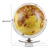 LIOONS Beautiful Globe with Metal Bracket Globe720 Rotation World Globe Hd Easy-to-Read Globes for Classroom Office Geographic Globes Fine and Clear view 2