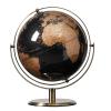 LIOONS Beautiful Globe Globe with Metal Stand Globes Black Ocean Rotation World Globe Geographic Globes Desktop Decoration for Office School Fine and Clear view 1