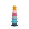 Bigjigs Toys Silicone Stacking Cups - 7 Piece Rainbow Stacking Toys, Bath Toys, Montessori Toys, Sustainably Made view 1