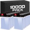 10000 PCS Card Sleeves for Trading Cards, Soft Penny Card Sleeevs Clear Plastic Card Protectors Fit for Baseball Cards MTG Sports Cards Standard Cards (100 Pack) view 1