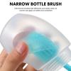 2Pcs Silicone Bottle Brush Handle Bottle Cleaner Bottle Cleaning Brush for Water Bottles Coffee Mugs view 2