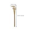 2pcs Five-Tooth Bamboo Sand Rake Office Desk Decorations Rake Miniature Kit Mini Sand Rake Hand Rake Small Miniature Rake Sandbox Accessories Mini Rake for Sandbox Japan view 2