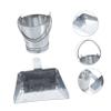 10pcs Dollhouse Mini Bucket Miniture Decoration Mini Doll House Galvanized Iron Silver view 3