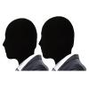 Halloween Costume Full Face Mask Faceless Mask Mardi Gras Masquerade Mask Skin Masks Halloween Spandex Hood Mask Elastic Black Breathable Blindfold Festival Party Cosplay Costume Hood Headgear 2PCS view 1