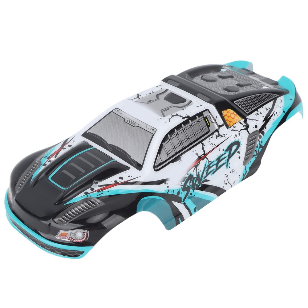 RiToEasysports RC Car Shell Body,PVC High Impact Wheelbase Car Shell RC Car Body Shell Frame Compatible with SCY 16101PRO 1/16 RC Car (Cyan)