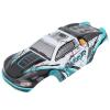 RiToEasysports RC Car Shell Body,PVC High Impact Wheelbase Car Shell RC Car Body Shell Frame Compatible with SCY 16101PRO 1/16 RC Car (Cyan) view 1