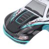 RiToEasysports RC Car Shell Body,PVC High Impact Wheelbase Car Shell RC Car Body Shell Frame Compatible with SCY 16101PRO 1/16 RC Car (Cyan) view 2