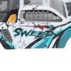 RiToEasysports RC Car Shell Body,PVC High Impact Wheelbase Car Shell RC Car Body Shell Frame Compatible with SCY 16101PRO 1/16 RC Car (Cyan) view 3