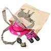 Forest & Twelfth Eco-Adventure Safari Explorer Set Camping Gear for Kids Includes Kids Safari Hat, Binoculars, Compass, Canvas  Camping/Tour Guide Toys to Inspire Young Explorers (Pink) view 1