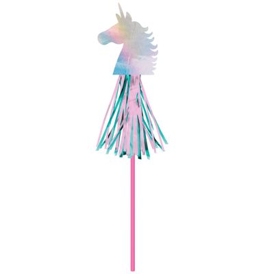 amscan Enchanted Unicorn Party Wands - 17" | Multi-color | Pack of 8