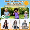 Forest & Twelfth Eco-Adventure Safari Explorer Set Camping Gear for Kids Includes Kids Safari Hat, Binoculars, Compass, Canvas  Camping/Tour Guide Toys to Inspire Young Explorers (Tan) view 4