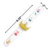 amscan Peppa Pig Confetti Party Slap Bracelets - 9.25" x 2" | White | Pack of 4 view 2