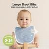 8-Pack Organic Baby Bibs for Boys, Girls - Soft Cotton Drooling and Teething Bibs for Baby Girl & Boy, Extra Absorbent, Easy To Clean & Put On for Toddler, Newborn, Infant 0-24 Months (Vessels) view 2