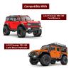 CrazyHobby 25T Servo Horn Metal Servo Arm Upgrade Parts for 1/18 TRX4M TRX4MT Steering Servo, 2pcs view 4