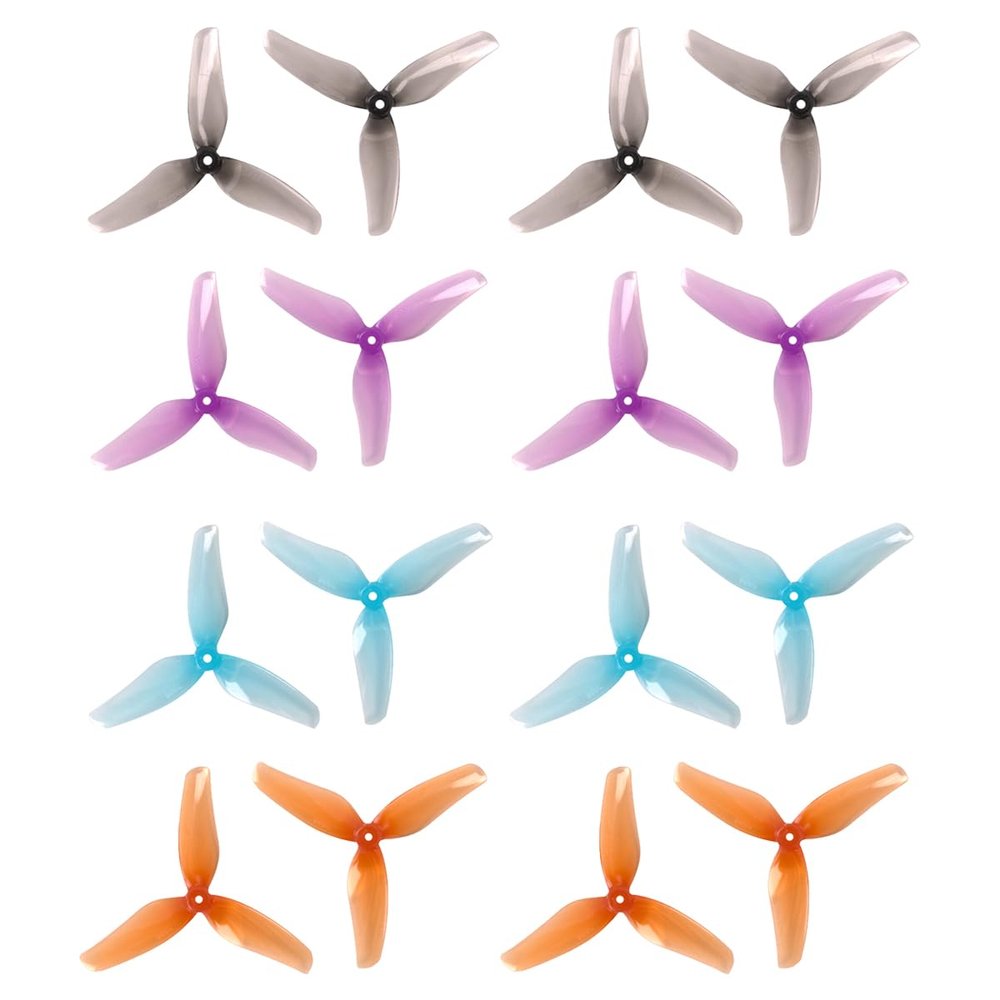 Gemfan Hurricane 2009 Props 3-Blades PC Propeller 1.5mm for RC FPV Racing and Freestyle 2inch Toothpick Drone DIY Parts(16pcs 8CW 8CCW)