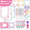 98Pcs Unicorn Stationary Set - Gifts for 6,7,8,9,10 Year Old Girl, Girls Stationery Set for Kids, Letter Writing Art Kit, Preteen Girls Craft Toys 8-10 Present - Birthday Gift for Girls view 2