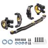 HobbyPark Brass Steering Link & Steering Knuckles & Caster Blocks C-Hubs Weights for 1/18 Traxxas TRX4M TRX4MT Upgrades Replacement w/Ball Bearings view 1