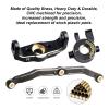 HobbyPark Brass Steering Link & Steering Knuckles & Caster Blocks C-Hubs Weights for 1/18 Traxxas TRX4M TRX4MT Upgrades Replacement w/Ball Bearings view 3