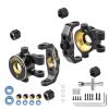 HobbyPark Brass Front Steering Knuckles Caster Blocks C-Hubs Weights Wheel Hex for 1/18 Traxxas TRX4M Upgrades Replacement w/Bearings view 1