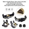 HobbyPark Brass Front Steering Knuckles Caster Blocks C-Hubs Weights Wheel Hex for 1/18 Traxxas TRX4M Upgrades Replacement w/Bearings view 2