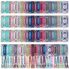 Henoyso 48 Pcs Woven Friendship Bracelets Bulk Adjustable Braided String Nepal Bracelets String with Sliding Knot Closure Gift for Women Girls Birthday Party Camp Favor (Stylish Style) view 1