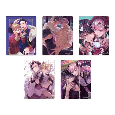 Wako Wako-Sensei 01 Official Illustration Acrylic Card Box of 5