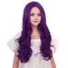 DUDUWIG Purple Wig Long Purple Wig Synthetic Hair Ombre Purple Wigs Natural Wavy Hair Wigs Hair Net Include (Small Size) view 3