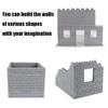 Feleph 360 Pieces 1x2 Masonry Profile Bricks Set MOC Building Blocks for Wall Parts and Pieces Diverse Bulk Toy Kit Compatible with Major Brands view 4