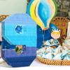 Sratte Number 1 2 3 4 5 6 7 8 9 Piata with Stick Blindfold Confetti, Gradient Blue Piata for Kids Boys Girls Birthday Party Anniversary Decorations Supplies(Number 9) view 2