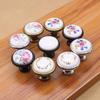 10PCS 32mm Baby Kid's Children's Furniture Drawer Handles Decorative Mushroom-Shaped Ceramic Door Cabinet Drawer Knobs Pull Handles Creative Cupboard Handle Pull Knobs with Screw(Tulip) view 3