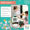 MindWare Oh So Fun! Cash Register with Double-Sided Teach and Talk Design, Scanner, Large Drawer & Play Money Accessories for Kids & Toddlers view 4