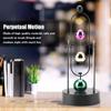 Yuecoom Perpetual Motion Modelly Decor, Electronic Shake Wiggle Device Perpetual Motion Swinging Kinetic Art Craft Desk Decoration Magnetic Decompression Frame Swing Balance Balls Ornament Gift view 3