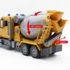 Fistone RC Cement Mixer Toy, 6 Channel Truck with Lights, 1:24 Electric 360 Degree Stirring Vehicle, Rechargeable Construction Truck for Kids view 3