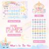WERNNSAI Potty Training Chart - Unicorn Toilet Training Reward Chart with 270 Potty Training Stickers Crown Pink Sticker for Girls Toddler Kids Ideal Gift Birthday view 2