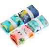 Frienda 4 Pieces Wet Dry Bag for Baby Waterproof Reusable Washable Diaper Bag Sealed with Handle for Travel, Beach, Swimsuit, Diapers, Dirty Gym Clothes and Toiletries (Plant) view 3